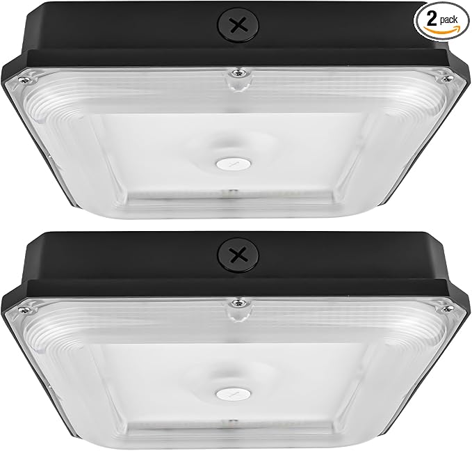 80W/60W/40W Power Selectable LED Canopy Garage Light by OstekLedLighting