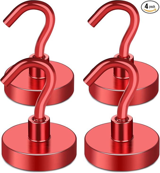 MIKEDE Magnetic Hooks Heavy Duty, 80LB Strong Magnet by MIKEDE