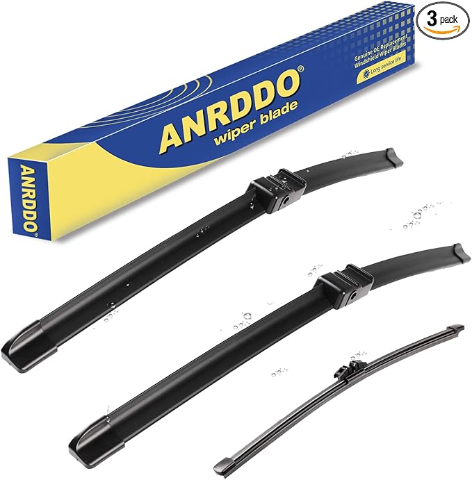 3 wipers Replacement For 2011 2012 2013 2014 2015 2016 2017 BMW X3, Windshield by ANRDDO
