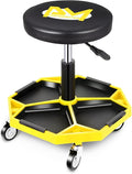PM PERFORMOTOR Adjustable Height Pneumatic Garage Seat Rolling Mechanic Stool by PM+PERFORMOTOR