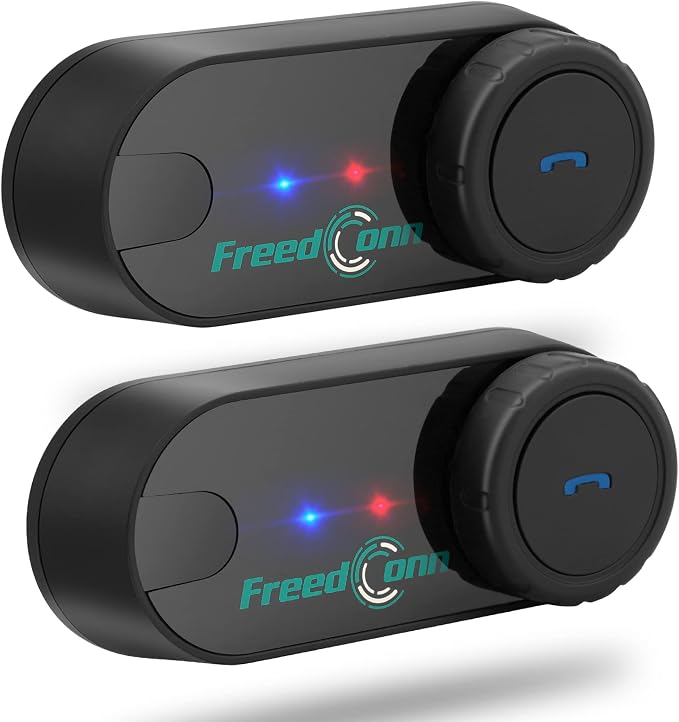 FreedConn TCOM VB Motorcycle Helmet Bluetooth Headset, Motorcycle Communication by FreedConn
