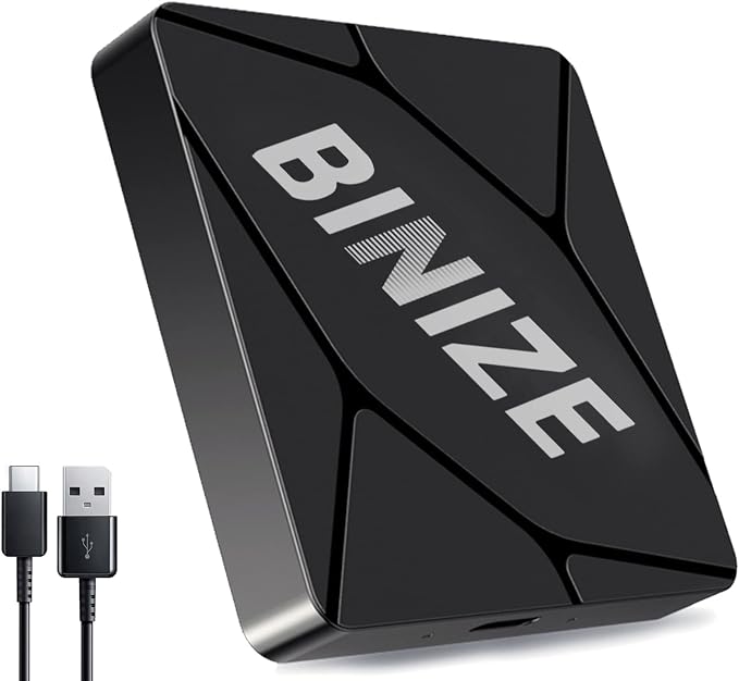 Binize Wirelss Carplay Adapter, Carplay Wireless Dongle by BinizeEnrichyourlife
