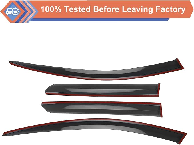 ZONFANT Window Rain Guards, Side Window Deflectors, Sun Visor Rain Vent Window - Image 4