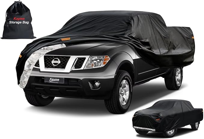 Kayme Truck Cover Custom Fit Nissan Frontier King/Crew Cab Short Bed. Full by kayme