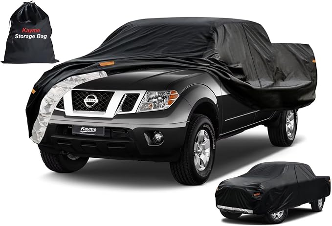 Kayme Truck Cover Custom Fit Nissan Frontier King/Crew Cab Short Bed. Full by kayme