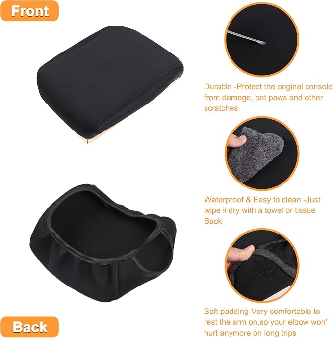 Car Armrest Box Cover Protector Compatible - Image 4