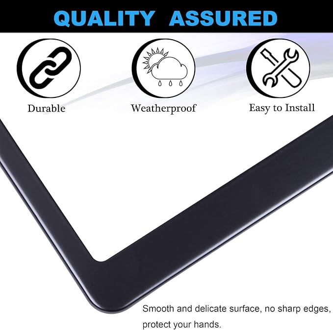 Abalone License Plate Frame-Faux Abalone Car License Plate Holder Auto - Image 7