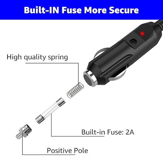 Radar Detector Power Cord 6.6ft - Image 2