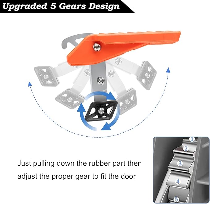 COWVIE Foldable Car Door Step Stand Pedal - Image 3