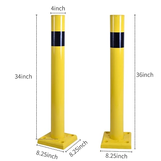 4 Pack 4" Diameter SpringBack Safety Bollard Post - Image 2