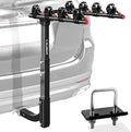 4 Bike Rack Bicycle Carrier Racks Hitch Mount Double Foldable Rack by IKURAMR