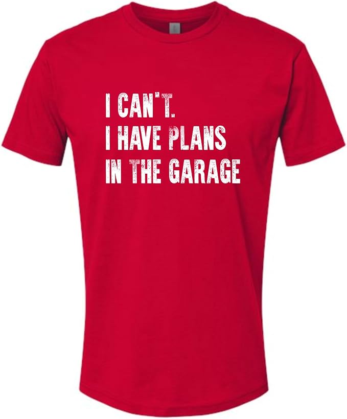 Go All Out Adult I Can't I Have Plans in The Garage Funny Dad Gift Deluxe Soft - Image 2