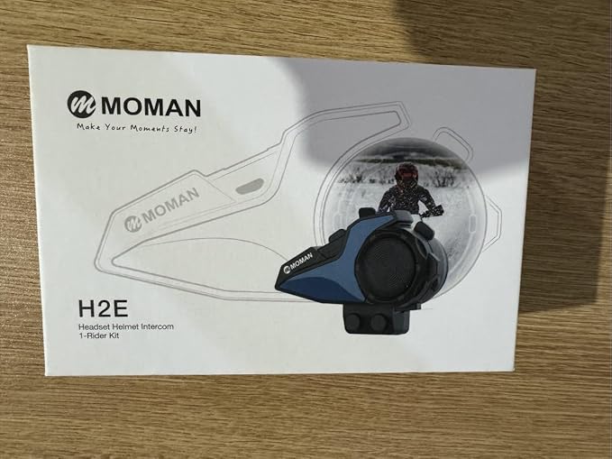 Moman Motorcycle Intercom, H2E Eagle-Like Helmet Headset Communication System - Image 13