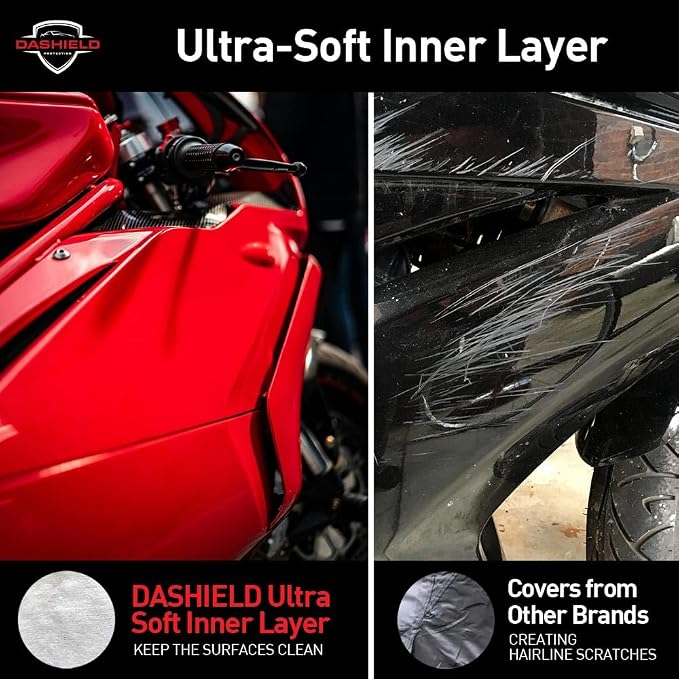 Ultimum Series Motorcycle Cover Waterproof All Weather Protection Universal - Image 3