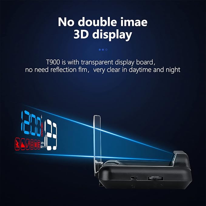 Universal Car HUD Head Up Display T900, - Image 3