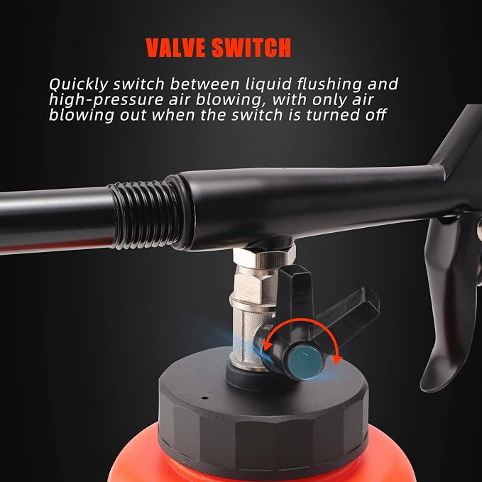 SPTA High Pressure Car Cleaning Gun, Cleaning Gun, Car Interior Washing Kit - Image 4