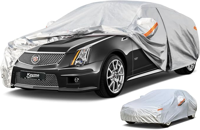 Kayme 6 Layers Car Cover Custom Fit by kayme