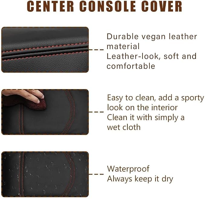 Muslogy Center Console Armrest Cover Compatible - Image 4