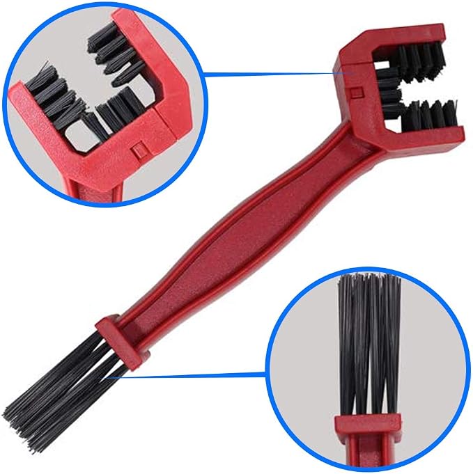 MMOBIEL Motorcycle Chain Cleaning Brush Kit Cleaner - Image 4