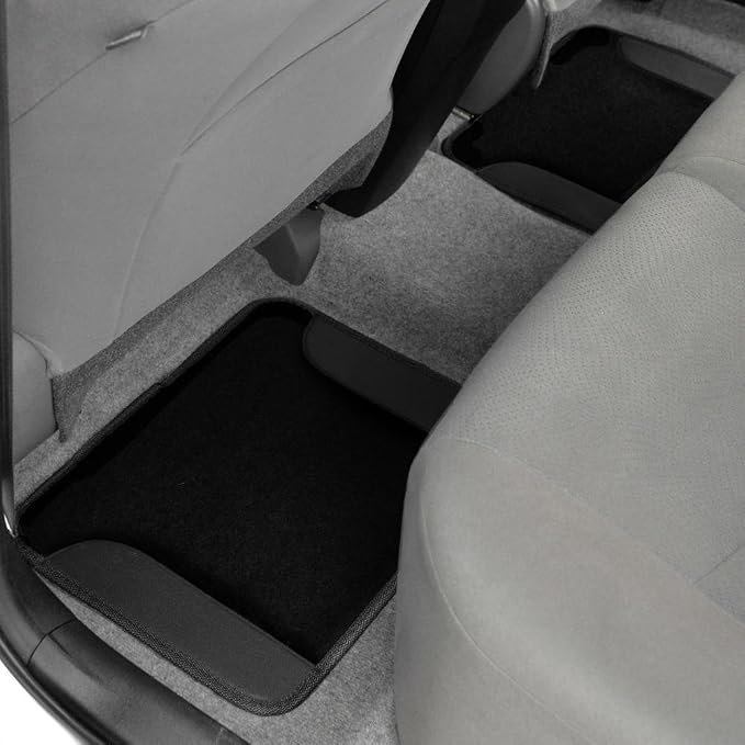BDK carXS Fresh Two-Tone Carpet Floor Mats, Tribal Tattoo Design - Image 7