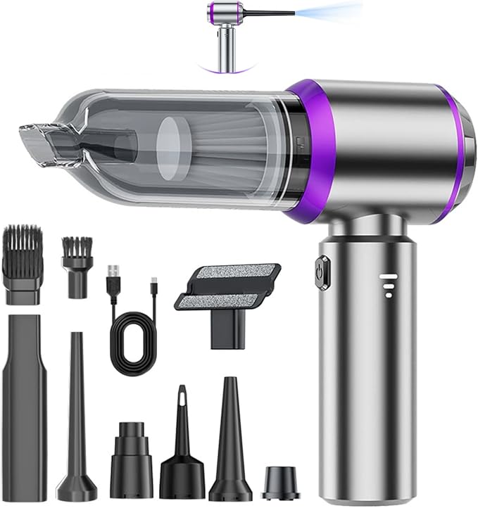 Handheld Car Vacuum Cleaner Cordless, 21000Pa High Power Hand Held 3-Speed by Unknown