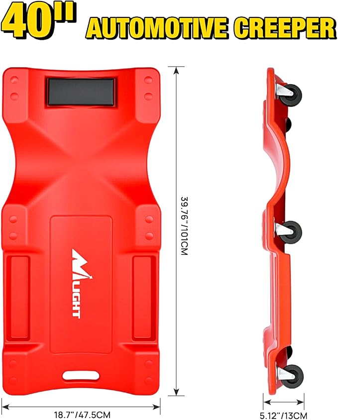 Nilight 40" Mechanic Plastic Creeper - Image 2
