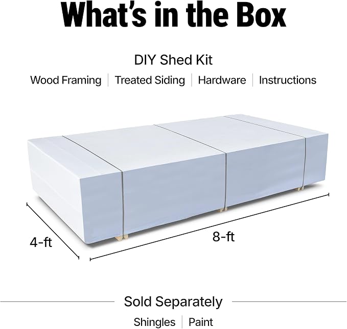 Handy Home Products Windemere 10x12 Do-it-Yourself Wooden Storage Shed - Image 11