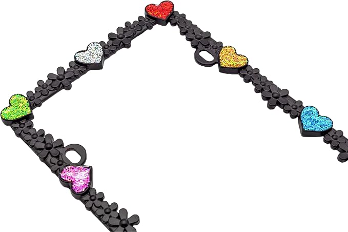 Creathome 3D Shining Daisy Heart License Plate Frame from Pure Zinc Alloy Metal - Image 7