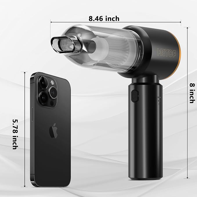 Handheld Vacuum, Car Vacuum Cleaner, 4-in-1 20000PA High Power Portable - Image 7