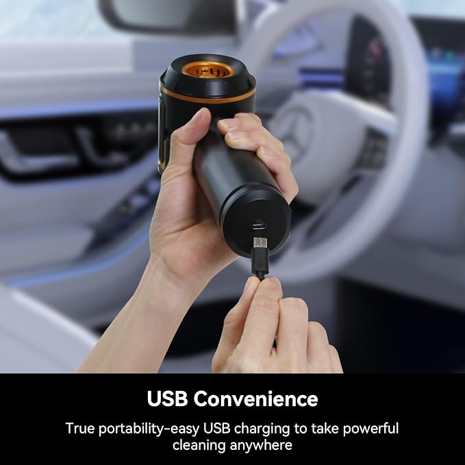 Car Vacuum Cleaner, Advanced Clean Cordless Handheld Vacuum, Compact Home and - Image 6