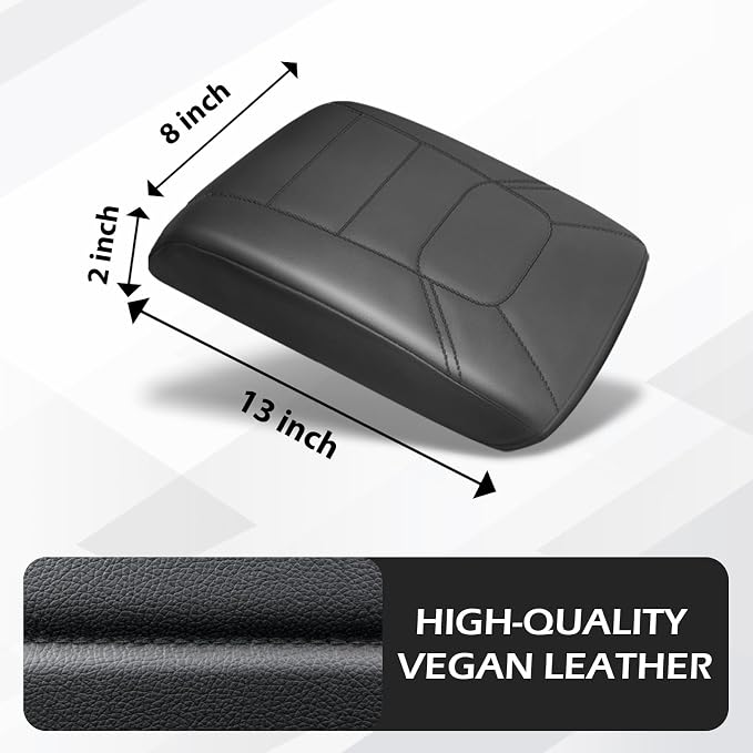 Muslogy Armrest Pad Center Console Cover Compatible - Image 2
