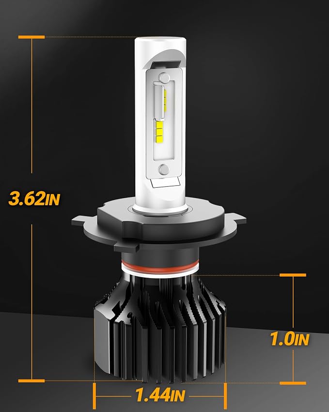 SEALIGHT H11/H9/H8 9005/HB3 Bulbs Combo or Fog, X4I 2024 88, 000LM Super Bright - Image 8