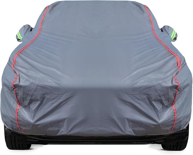 Breathable New Material, Waterproof Car Cover, Locks and Zipper Doors, by QUYDDC