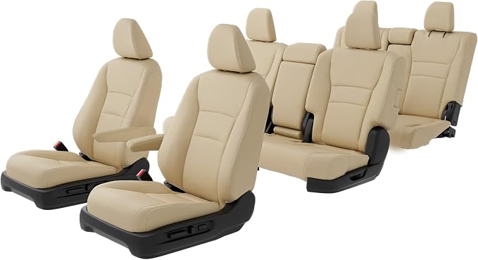 for Honda Pilot Seat Covers, Car Seat Protectors Full Set Custom Fit Pilot EX-L - Image 7