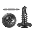 #8×1/2” for Sheet Metal Self-Tapping Screws 410 Black Stainless Steel Truss by Wensilon