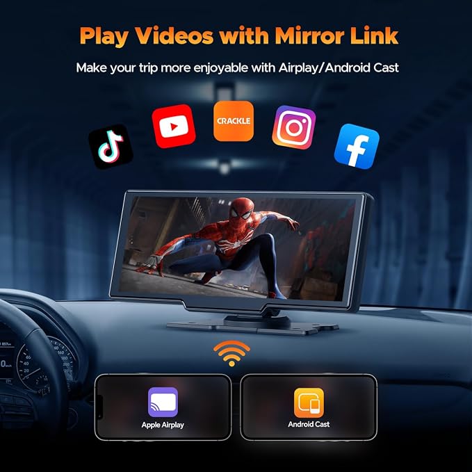 Volam Wireless Carplay Screen for Car - Image 6