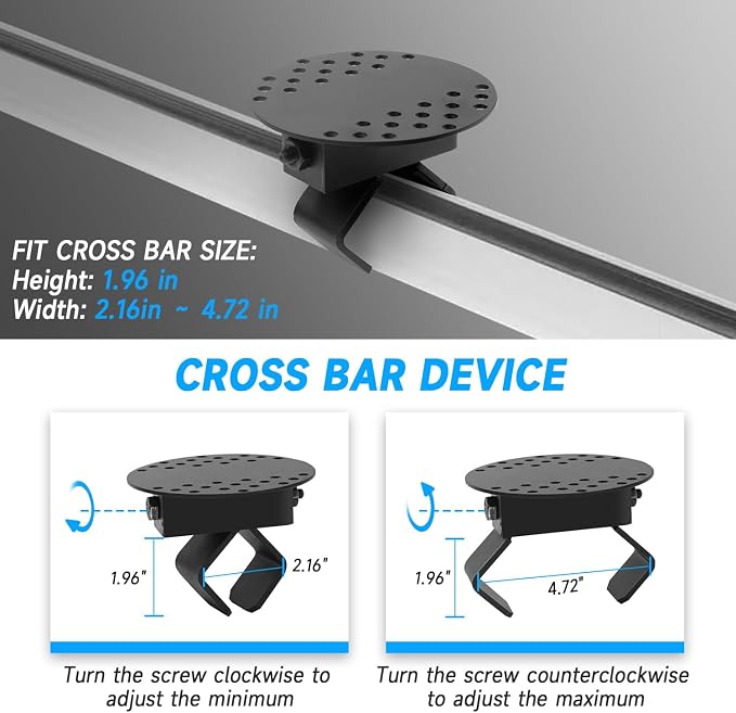 NIHAO 60"x36"x5" Heavy Duty Roof Rack Cargo Carrier, Universal Car Top Luggage - Image 2