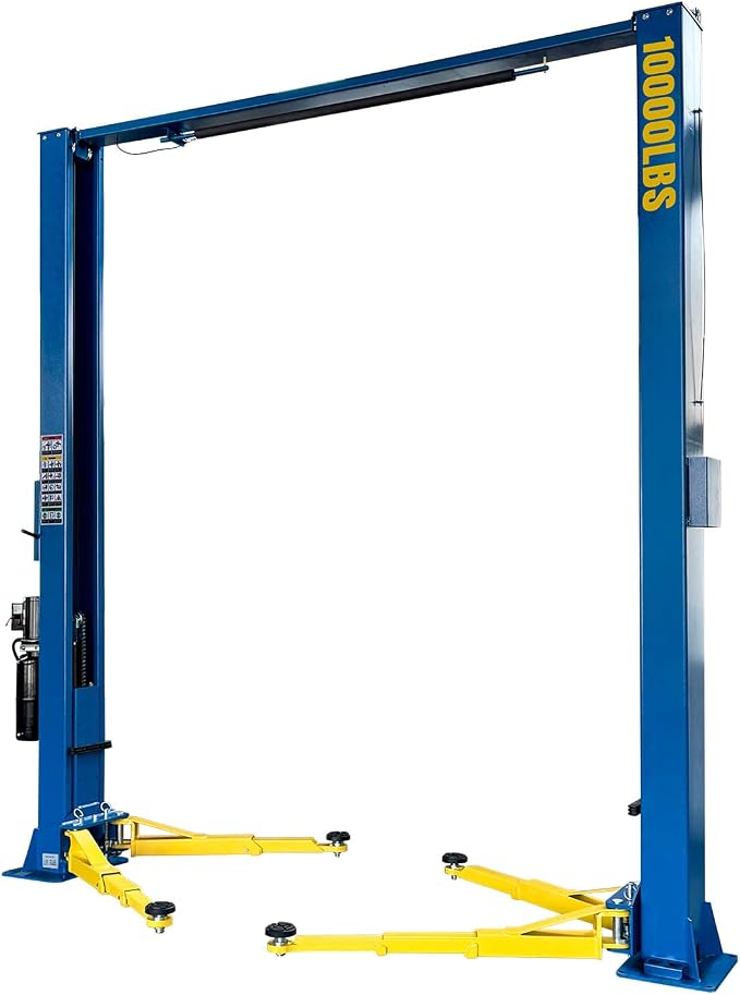 110V Two Post Car Lift 10, 000 LBS Overhead Heavy Duty 2 Posts Auto Hoist Truck - Image 9
