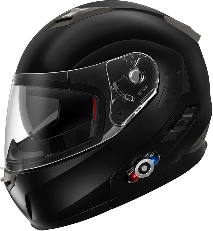Motorcycle Helmet Bluetooth 5.0 Integrated New EPS FreedConn BM2-S Modular Flip by FreedConn