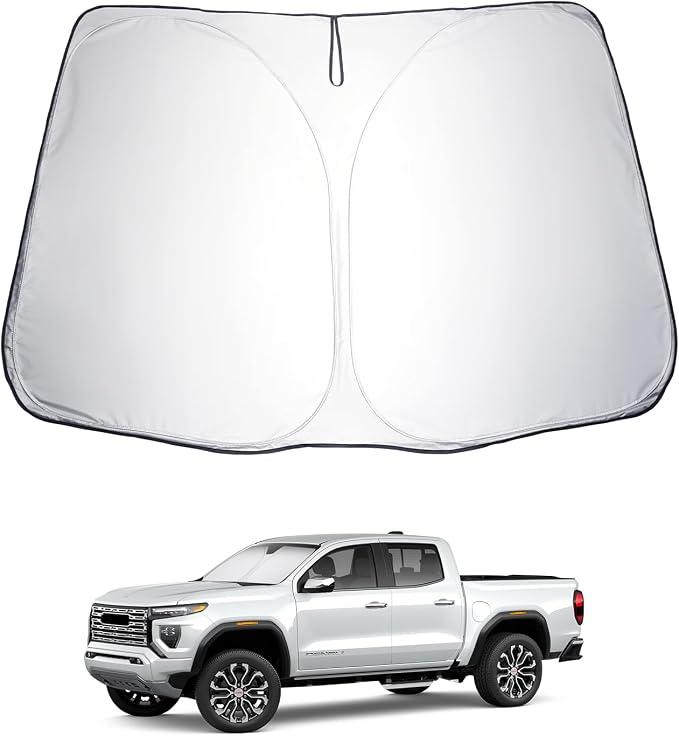 LUWU for 2023 2024 2025 Chevy Colorado & GMC Canyon Windshield Sun Shade by LUWU