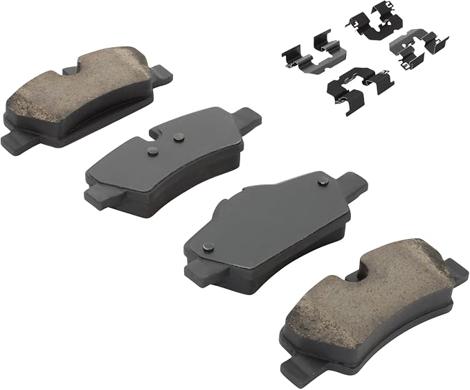 Premium Ceramic Rear Brake Pads Compatible - Image 2