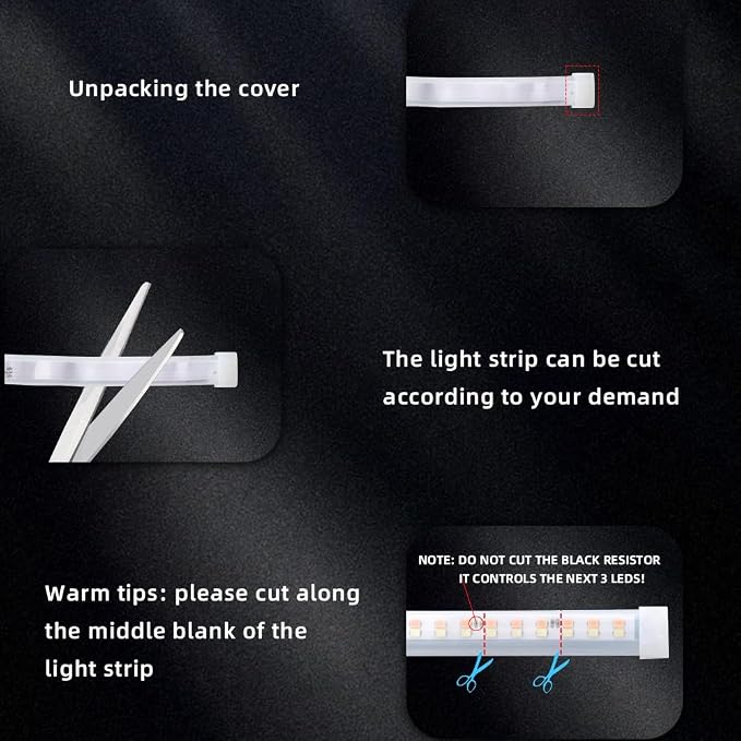 Upgrade Dynamic Flowing Car LED Trunk Light Strip, 158Inch Universal Flexible - Image 4