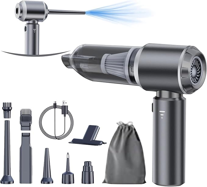 Car Vacuum Portable Cordless 20000PA High power Mini Vacuum Cleaner 4-in-1 by houscly