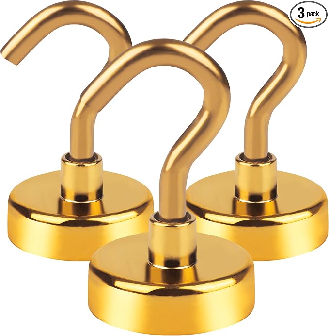 DIYMAG Magnetic Utility Hooks, 30Lbs Heavy Duty Rare Earth Neodymium Magnet by DIYMAG
