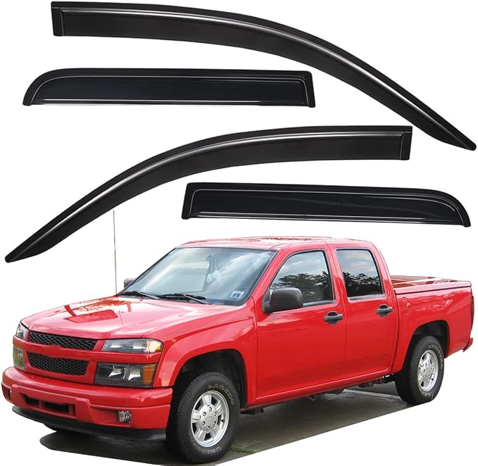Lightronic Extra Durable Outside-Mount Auto Vent Window Visor, Fits 2004-2012 by Lightronic