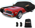 Car Cover for Mercury Cougar 1967-1973, Waterproof 210D Oxford Cloth and Cotton by BIGACOVER