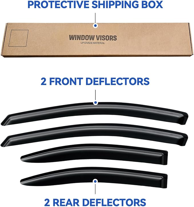 Window Visors Rain Guards Shield - Image 5