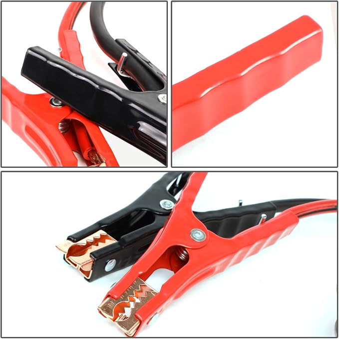 Auto Dynasty Heavy Duty 16Ft 6Gauge Booster Cable Power Jumper 400AMP Emergency - Image 4