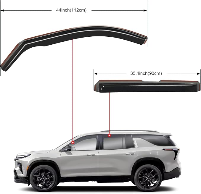 Nilight Durable in Channel Rain Guards - Image 7
