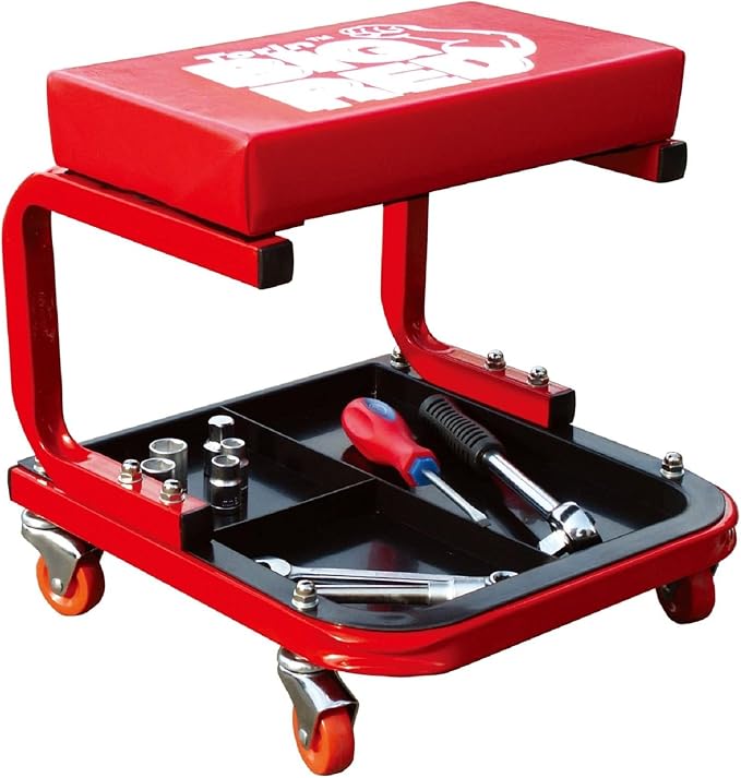 Torin Big RED TR6300-3 250lbs Red Rolling Automotive Creeper Garage/Shop Seat: by Torin